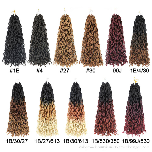 Faux Locs Crochet Hair Soft Gypsy Locs Hair Pre Looped Goddess Locs Crochet Braids